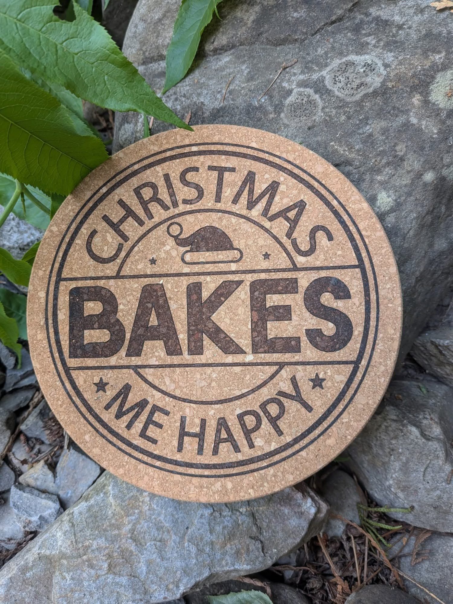 Christmas Bakes Me Happy Trivet