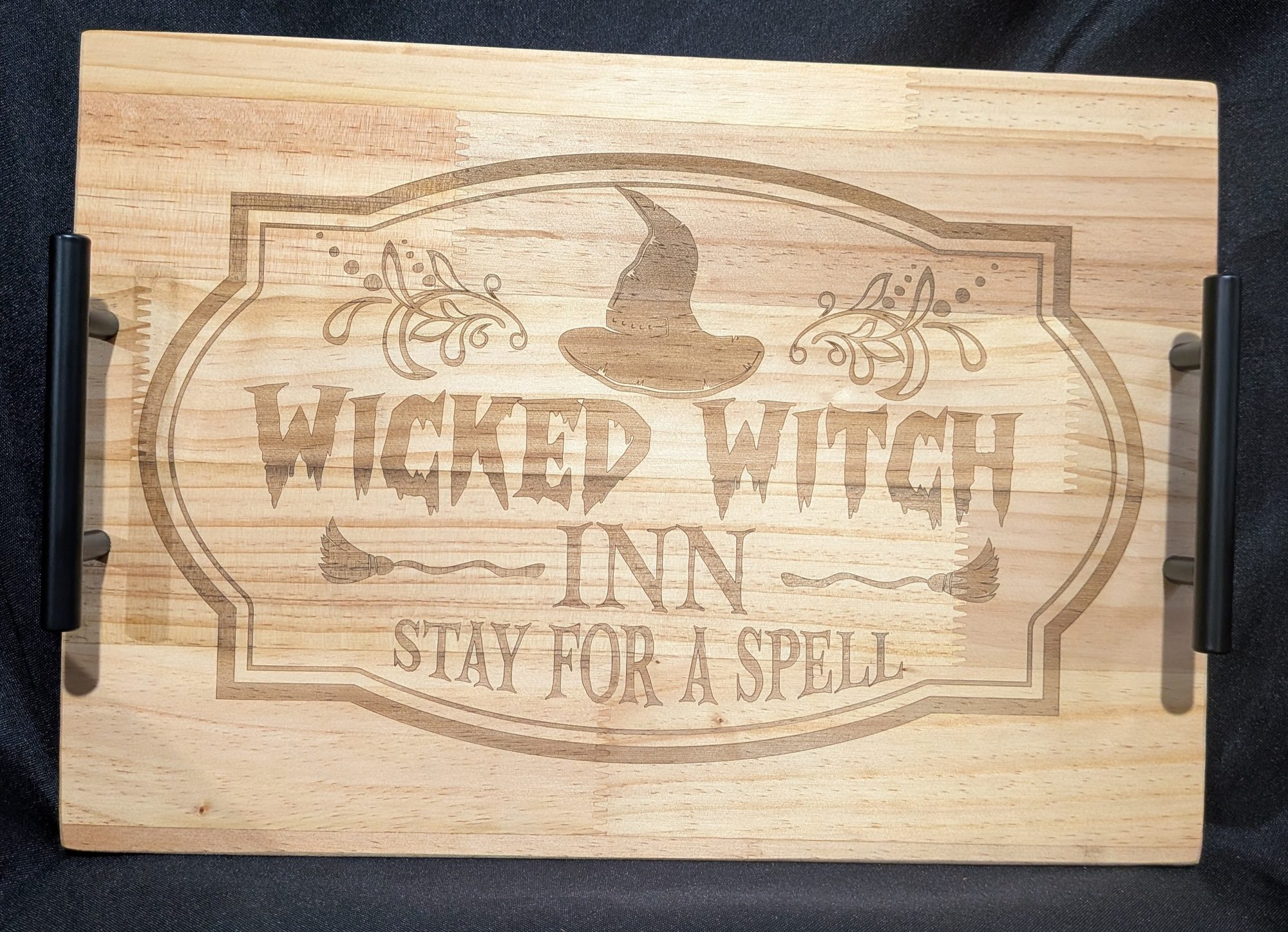 Wicked Witch Inn Engraved Tray